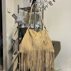 Ember Syke Tan Fringe Women's Bag